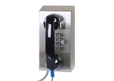 Téléphone résistant d'anti vandale de rouille avec le combiné rocailleux et la corde blindée