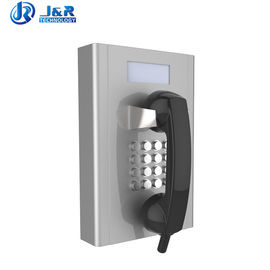 Version analogue d'anti de vandale de prison de visite clavier numérique rocailleux de téléphone plein avec l'affichage à cristaux liquides