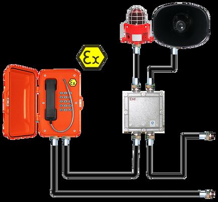 Un bon prix. IP67 85dbA Téléphone anti-incendie en aluminium coulé sous pression pour environnements industriels dangereux en ligne