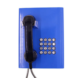 Un bon prix. Couleur bleue de plein de clavier numérique téléphone résistant de vandale avec le corps en acier laminé à froid robuste en ligne