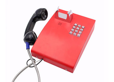 Un bon prix. Téléphone de prison analogique IP65, résistant aux intempéries, couleur en option, avec boîtier métallique en ligne