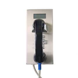 Un bon prix. Téléphone à l'épreuve du vandalisme fixé au mur, téléphone analogue résistant avec l'affichage d'affichage à cristaux liquides en ligne