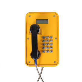 Téléphone de PETITE GORGÉE d'interphone de secours d'hôpital de preuve de temps avec l'affichage d'affichage à cristaux liquides