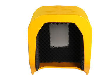 Un bon prix. Cabine téléphonique publique acoustique de cabine de téléphone de capot insonorisé de téléphone dans la couleur jaune en ligne