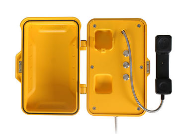 Un bon prix. Ligne d'appel automatique d'urgence Téléphone industriel résistant aux intempéries IP65-IP67 Avec 3 boutons en ligne