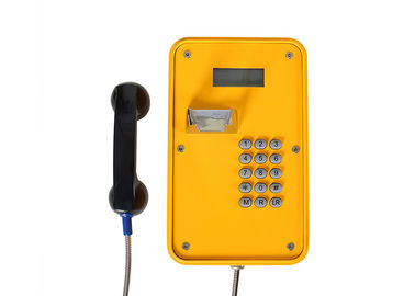 Un bon prix. Téléphone industriel extérieur de clavier numérique standard, téléphone d'IP67 VOIP/SIP avec l'affichage à LED en ligne