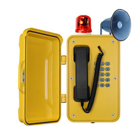 JR101-FK-HB Téléphones Extérieurs Résistants aux Intempéries pour Environnement Difficile, Type Mine, Clavier Complet