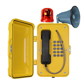 Un bon prix. Téléphones industriels de mines souterraines montés sur le mur avec lampe / klaxon clignotante en ligne
