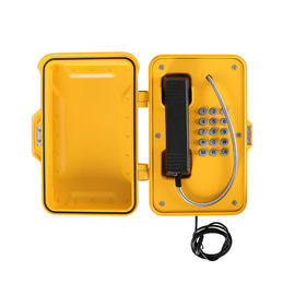 Volume de sonnerie imperméable industriel du téléphone 75-90db de VoIP 2 ans de garantie