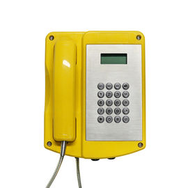 Téléphone anti-déflagrant adapté aux besoins du client, téléphone résistant de vandale 2 ans de garantie