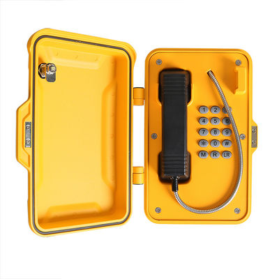 Téléphone militaire en caoutchouc 90db de secours du clavier numérique SIP2.0 avec la serrure de couverture