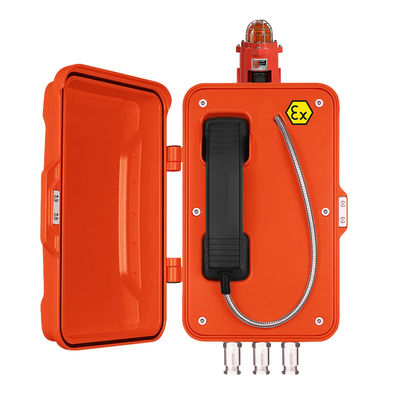 10W 85dbA IP67 solides solubles attachent le téléphone de pompier avec des lumières