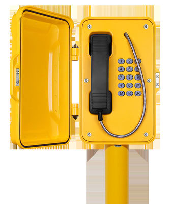 Plein téléphone fixé au mur SIP2.0 du clavier numérique IP66 VoIP pour le chantier naval