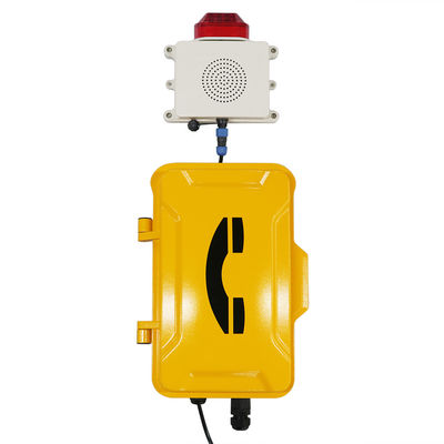 le téléphone résistant Rj45 de temps de tunnel de 90db IP67 SIROTENT le plein clavier numérique