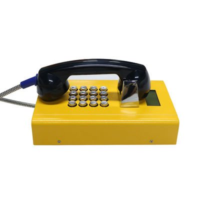 Un bon prix. Pleine PETITE GORGÉE rocailleuse GSM de téléphone de prison d'acier inoxydable de clavier numérique avec le combiné en ligne