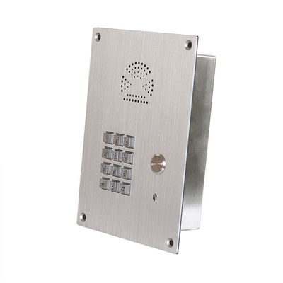 Téléphone à numérotation rapide GSM 3G IP55 SS 65VDC DTMF pour les usines pharmaceutiques