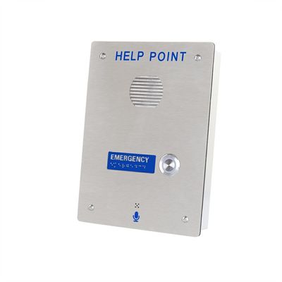 Un bon prix. Résistant à la corrosion, téléphone SIP d'urgence sans mains PoE IP55 analogique en ligne