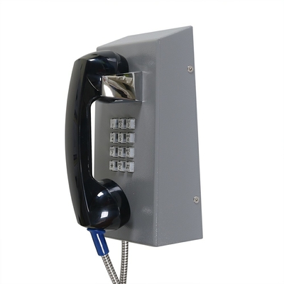 Un bon prix. Le vandale en acier laminé à froid GSM résistant a fixé le téléphone à la main pour la prison/atmosphère/banque en ligne