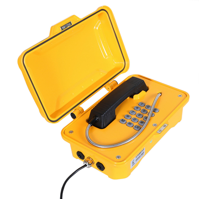 Un bon prix. IP67 Résistant à l'humidité Téléphone industriel résistant aux intempéries avec lampe clignotante et klaxon en ligne