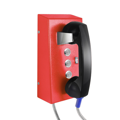 Un bon prix. Le cadran de trois vitesses boutonne l'appel d'urgence résistant de téléphone de vandale pour la prison/hôpital/aéroport en ligne